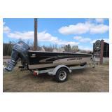 2000 FISHHAWK CRESTLINER / TRAILER / 80 HP YAMAHA 4 STROKE