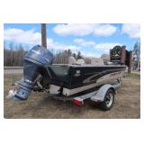2000 FISHHAWK CRESTLINER / TRAILER / 80 HP YAMAHA 4 STROKE
