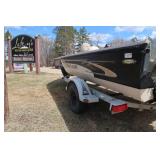 2000 FISHHAWK CRESTLINER / TRAILER / 80 HP YAMAHA 4 STROKE