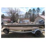 2000 FISHHAWK CRESTLINER / TRAILER / 80 HP YAMAHA 4 STROKE