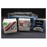 RYOBI BAG AND 3 BOXES MIXED 20 GAUGE SHOT SHELLS