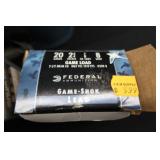 RYOBI BAG AND 3 BOXES MIXED 20 GAUGE SHOT SHELLS