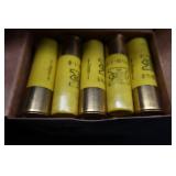 RYOBI BAG AND 3 BOXES MIXED 20 GAUGE SHOT SHELLS