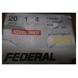 RYOBI BAG AND 3 BOXES MIXED 20 GAUGE SHOT SHELLS