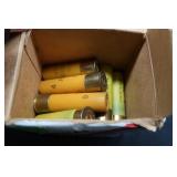 RYOBI BAG AND 3 BOXES MIXED 20 GAUGE SHOT SHELLS