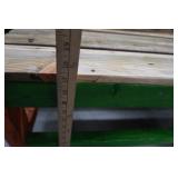 TWO WALLEYE BENCHES AND BRAND NEW STAINLESS STEEL OUTDOOR BBQ SET