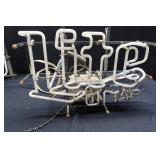 LOT OF 3 BROKEN VINTAGE NEON BEER SIGNS. FOR PARTS