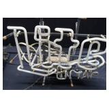 LOT OF 3 BROKEN VINTAGE NEON BEER SIGNS. FOR PARTS