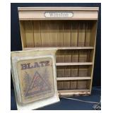 BLATZ BEER SIGN /  WINSTON METAL CASE