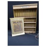 BLATZ BEER SIGN /  WINSTON METAL CASE