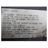 VINTAGE PABST  BLUE RIBBON  BEER SIGN. / CRIBBAGE BOARD