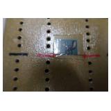 VINTAGE PABST  BLUE RIBBON  BEER SIGN. / CRIBBAGE BOARD