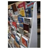 GREETING CARD DISPLAY RACK PLUS BOOKS
