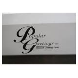 GREETING CARD DISPLAY RACK PLUS BOOKS