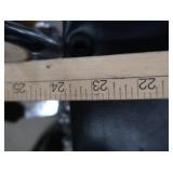 EXTRA LARGE WHEEL CHAIR, 2 CANES, AND BOARD