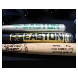 BASEBALL BATS AND HELMETS