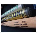 BASEBALL BATS AND HELMETS