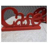 VINTAGE TABLE AND SIGNAGE