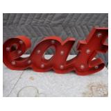 VINTAGE TABLE AND SIGNAGE