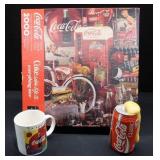 COCA-COLA PUZZLE WITH COFFEE MUG AND CAN FOAM
