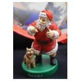 VINTAGE COCA-COLA SERVING TRAYS AND CHRISTMAS ORNAMENTS