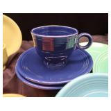 VINTAGE FIESTA CUPS AND SAUCERS