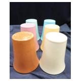 FIESTA PLATES AND BOWL BAUER USA CUPS