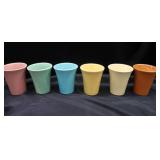 FIESTA PLATES AND BOWL BAUER USA CUPS