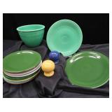 FIESTA PLATES AND BOWL BAUER USA CUPS