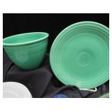 FIESTA PLATES AND BOWL BAUER USA CUPS