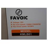 Favoic 20v Cordless Leaf Blower -Tool Only