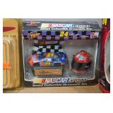 Assorted NASCAR Collectibles - Coasters, Bobblehead, Pocket Knife