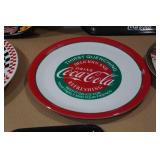 Coca-Cola Plate and Metal Trays
