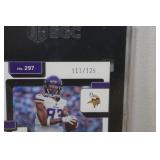 2022 Optic Jalen Nailor #297 Auto Holo Prizm Rookie Football Card - SGC 9