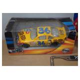 Assorted NASCAR Collectibles - Die Cast Cars, License Plate Frame