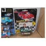 Assorted NASCAR Collectibles - Die Cast Cars, License Plate Frame