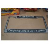 Assorted NASCAR Collectibles - Die Cast Cars, License Plate Frame