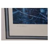 1985 Framed Terry Redlin Print "Riverside Pond"