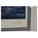 1985 Framed Terry Redlin Print "Riverside Pond"