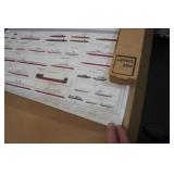 Combat Vehicles of the Military Poster Chart