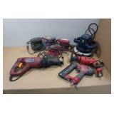 Assorted Power Tools - Sanders, Saw, Nailer, Drill, Buffer