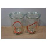 *2* Weck 3/4L Mold Canning Jars
