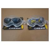 *2* Cressi Goggles - Planet & Cobra