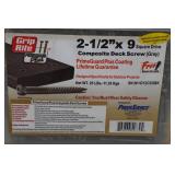 2-1/2" Composite Deck Screws - Grey