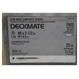 2-1/2" Star Drive Composite Screws