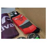 Assorted - Snow Tube, Pucks, Tools, MN Wild Sign ,Wet Suit