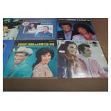Assorted Vinyl Records - Conway Twitty, Loretta Lynn, Ernest Tubb