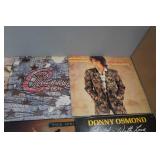Assorted Vinyl Records - Toto, Chicago, Air Supply, Donny Osmond