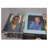 Assorted Vinyl Records - Kenny Rogers, Merle Haggard, Jimmy Dean