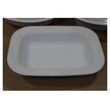 Corningware French White Casserole/Serving Dishes with Lids